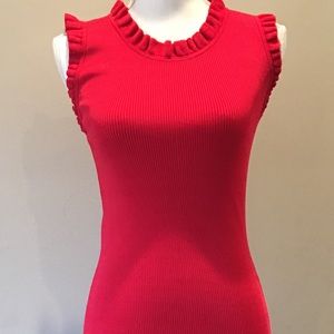 Bright beautiful ruby dress